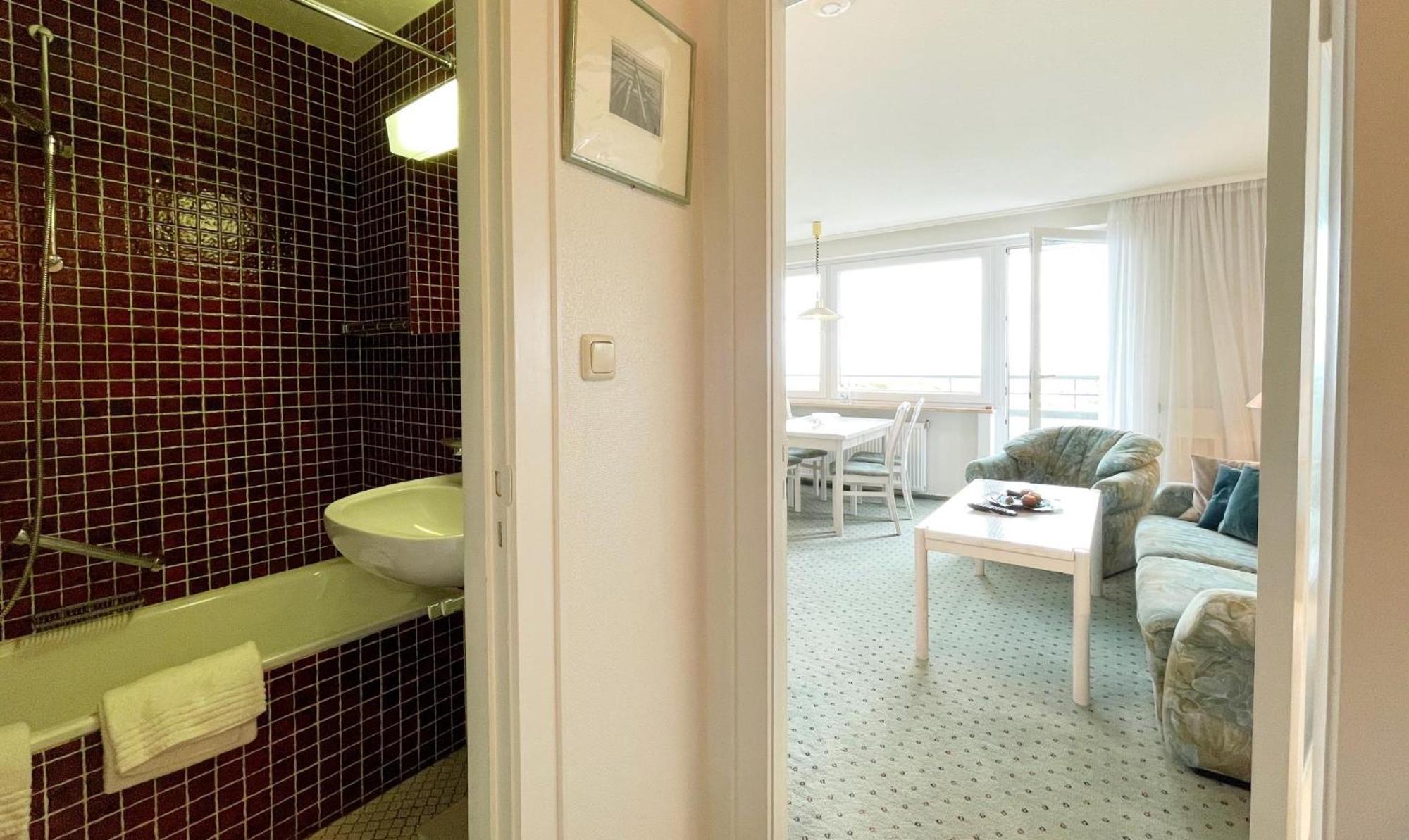 Ferienwohnung In Westerland Mit Meerblick Und Balkon Kültér fotó