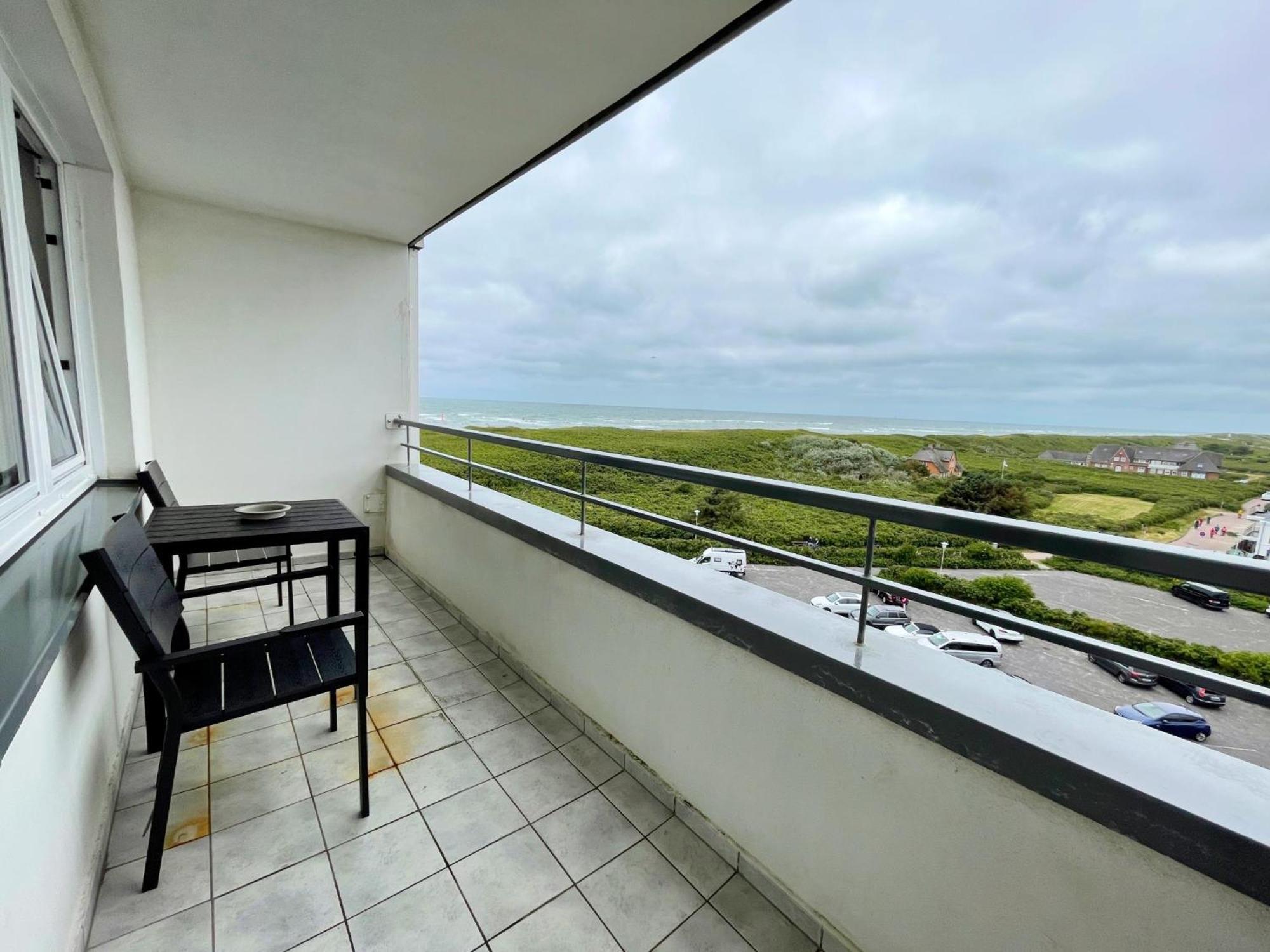 Ferienwohnung In Westerland Mit Meerblick Und Balkon Kültér fotó